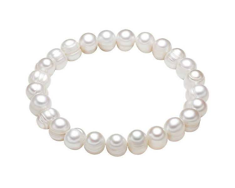 Valero Pearls Perlenarmband Armband aus Süßwasserzuchtperlenin weiß, für Da günstig online kaufen
