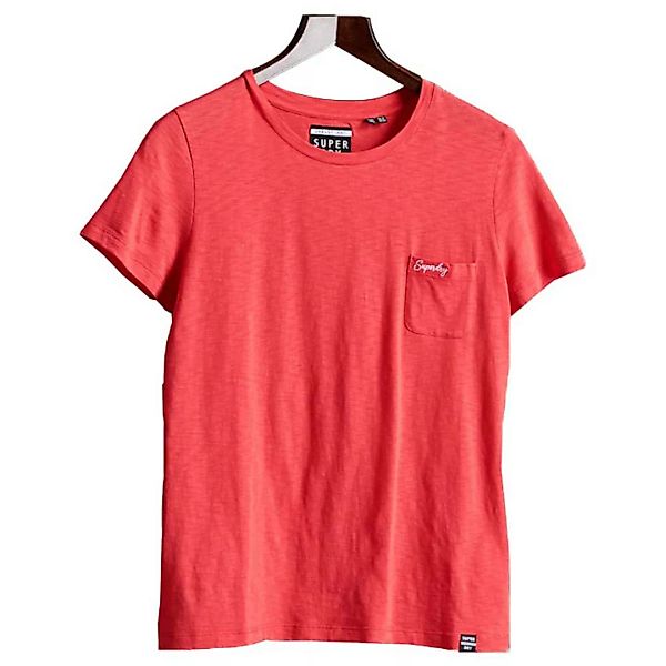 Superdry Orange Label Crew Kurzarm T-shirt XS Hibiscus günstig online kaufen