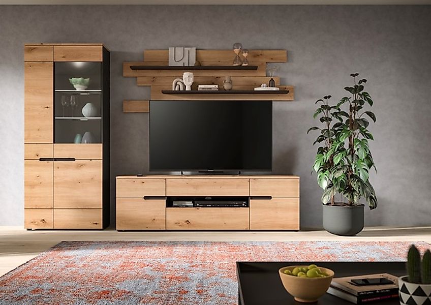 INOSIGN Wohnwand »REHAT, TOPSELLER!, 3-teilig, Breite 280 cm, inklusive Bel günstig online kaufen