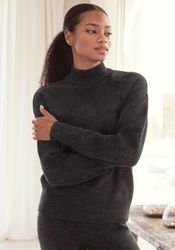 LASCANA Strickpullover mit Stehkragen und Rippbündchen, Loungewear günstig online kaufen