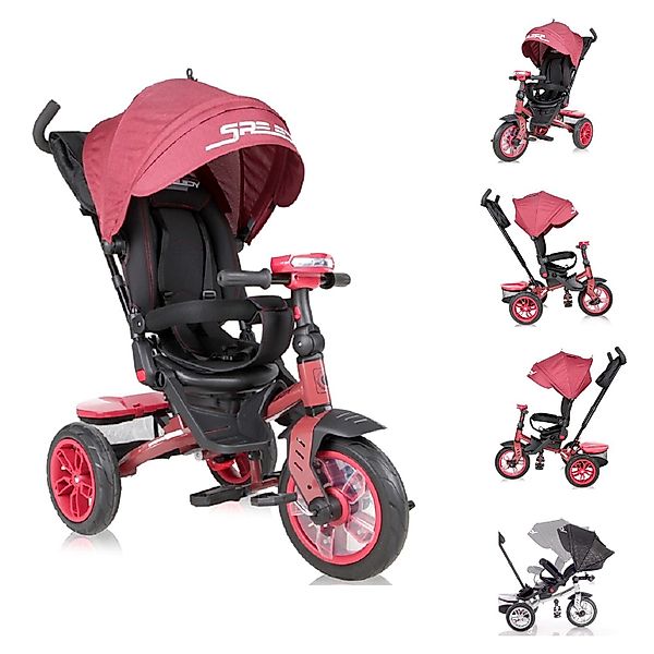 Lorelli Dreirad Tricycle Speedy, Luftreifen, drehbarer günstig online kaufen