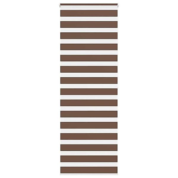 vidaXL Doppelrollo Braun 90x200 cm Stoffbreite 85,9 cm Polyester 4014363 günstig online kaufen