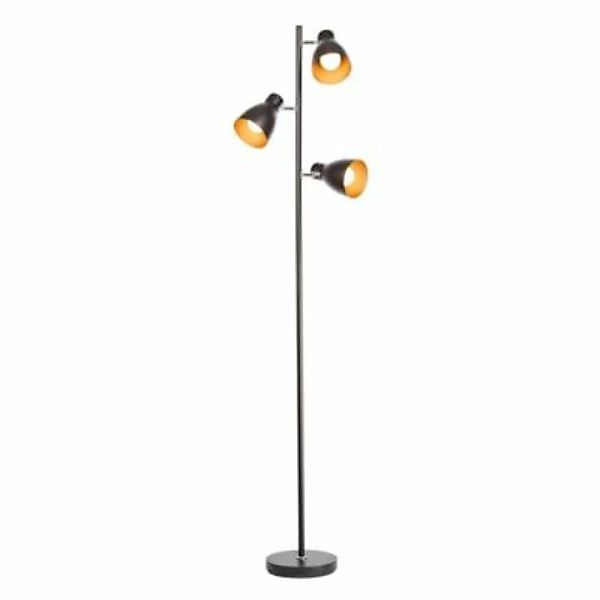 B.K.Licht Stehleuchte Design Stehlampe Standleuchte Stand Lampe Metall 3-fl günstig online kaufen