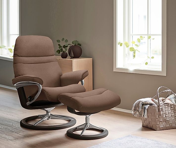 Stressless® Relaxsessel »Sunrise«, (Set, Relaxsessel mit Hocker), mit Signa günstig online kaufen