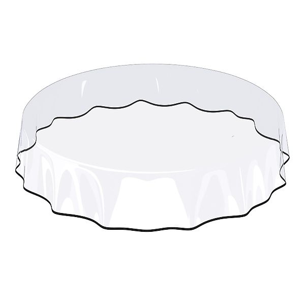 ANRO Tischdecke PVC-Folie KLARA Gartentischdecke Tischschutzfolie günstig online kaufen