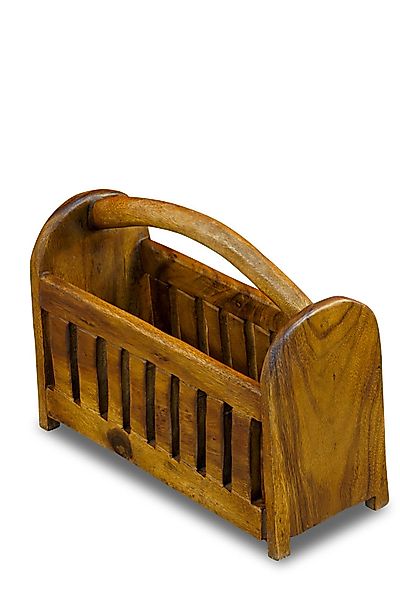 Kinaree Zeitungsständer Holz Zeitungsständer, Unikat, Naturprodukt, günstig online kaufen