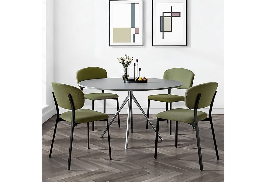 CHITA Polsterstuhl (Set, 4 St), 4-Fuß-Stuhl, Esszimmerstuhl, Verstellbare F günstig online kaufen