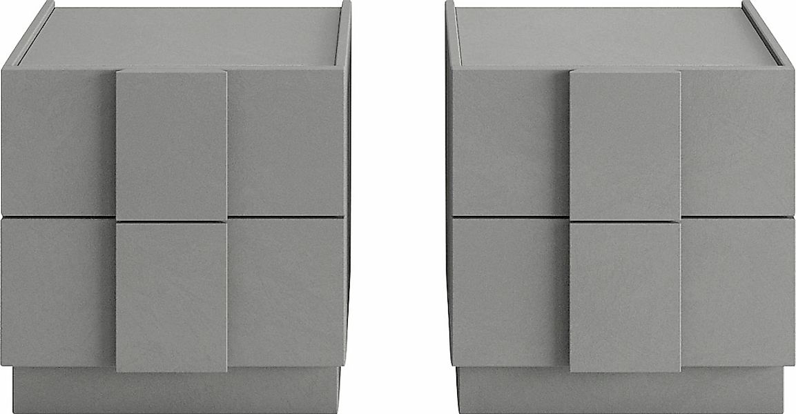 Home affaire Nachtschrank "Jupiter, Nachtkommode (2-St), Nachttisch, Nachtk günstig online kaufen