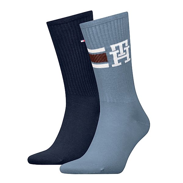Tommy Hilfiger Socken "TH MEN SOCK 2P MONOGRAM SPORT", (2er Pack) günstig online kaufen