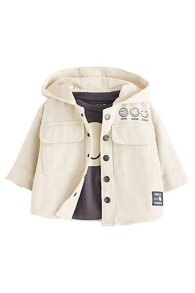 Next Outdoorhemd Kapuzen-Hemdjacke und T-Shirt 100 % günstig online kaufen