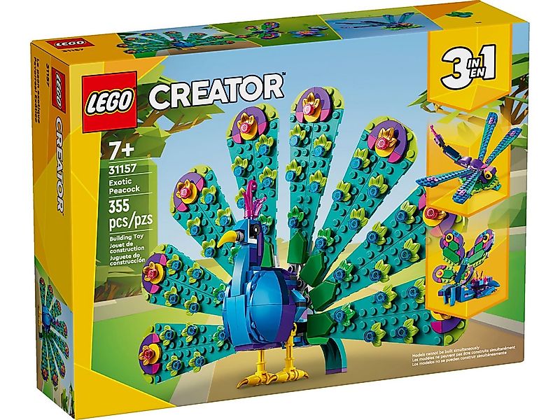 LEGO® LEGO® Creator 31157 Exotischer Pfau Konstruktionsspielsteine günstig online kaufen