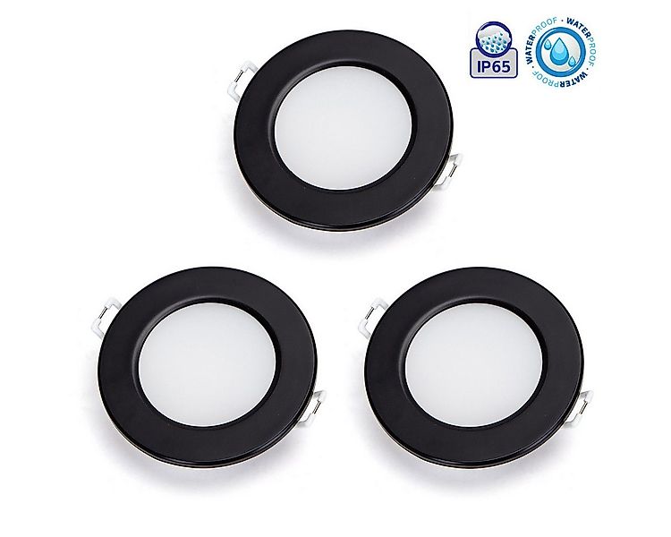 Aigostar LED Einbauleuchte 3er Set 4.8W LED Einbauspot Einbaustrahler Spot günstig online kaufen