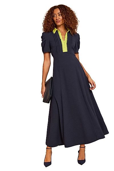 Love & Roses Midikleid Love & Roses Midikleid mit Kontrastkragen (1-tlg) günstig online kaufen