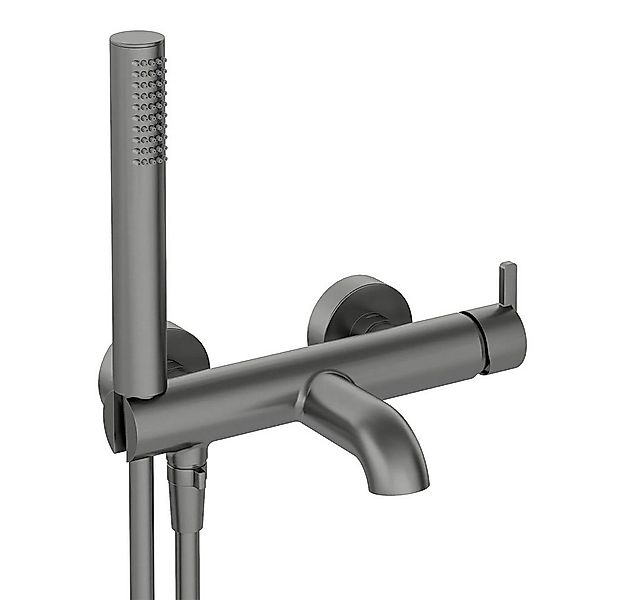 Lomadox Wannenarmatur SILIA-30 mit Duschbrause, titaniumfarben günstig online kaufen