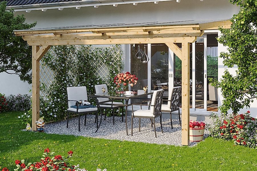 Skanholz Terrassendach "Ancona" Leimholz günstig online kaufen