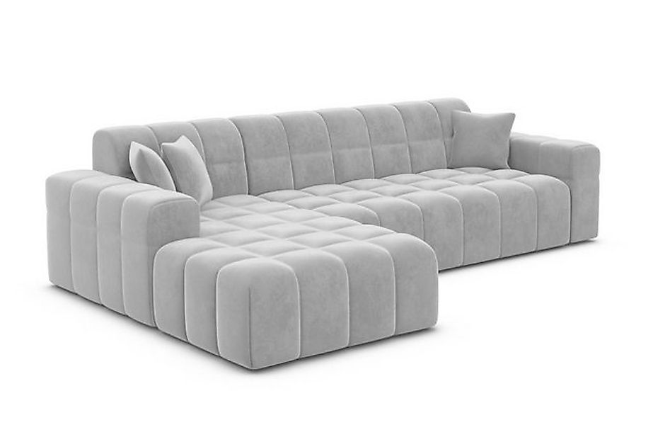 Sofa Dreams Ecksofa Ibiza L Form kurz Stoff, Ottomane - Ausrichtung wählbar günstig online kaufen