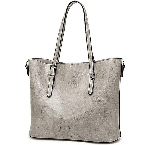 RWEUOQ Handtasche Umhängetasche Arbeitstasche Henkeltasche Grau günstig online kaufen
