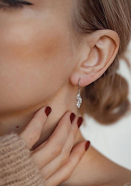 Hey Happiness Paar Ohrhänger Tropfen Kristalle, günstig online kaufen