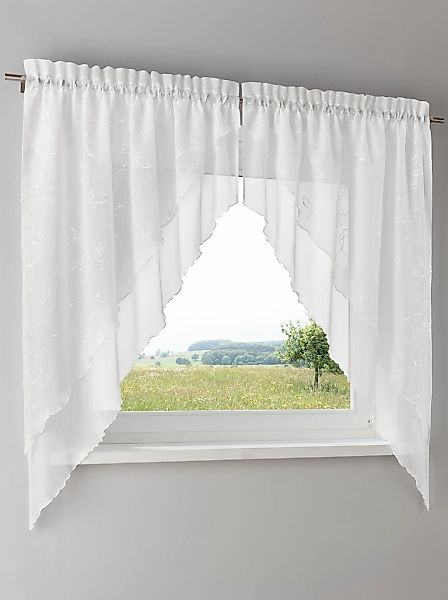 heine home Gardine Stangendurchzug 1 Stk. tlg. günstig online kaufen