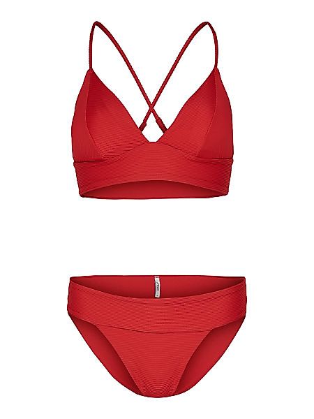 ONLY Triangel Bikini Damen Rot günstig online kaufen