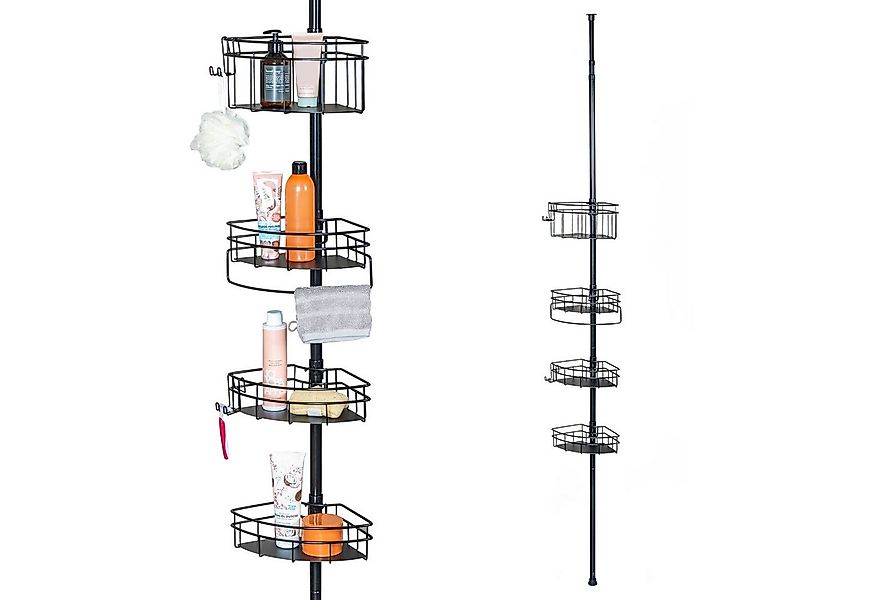 bremermann Teleskopregal Teleskop-Eckregal, 4 Körbe, 2 Haken, bis max. ca. günstig online kaufen