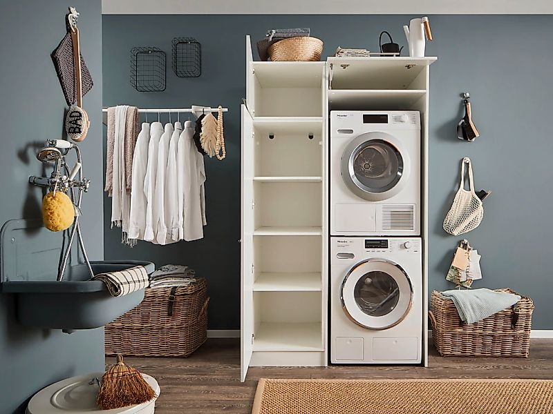 Laundreezy Mehrzweckschrank-Set LAUNDREEZY LDLK2, Breite 117,5 cm, Softclos günstig online kaufen