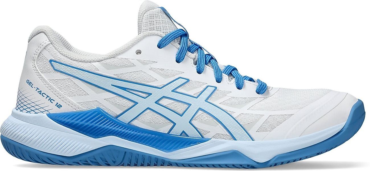 Asics GEL-TACTIC 12 WHITE/LIGHT BLUE Hallenschuh günstig online kaufen