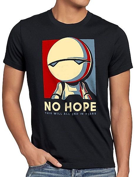 style3 T-Shirt Marvin galaxie milchstraße per anhalter durch die galaxis ro günstig online kaufen