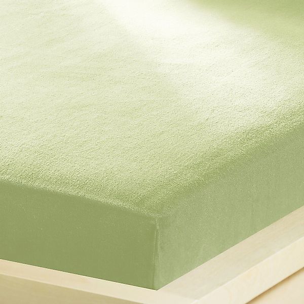 BETTWARENSHOP Spannbettlaken Feinbiber wasserdicht, Biber, Gummizug: günstig online kaufen