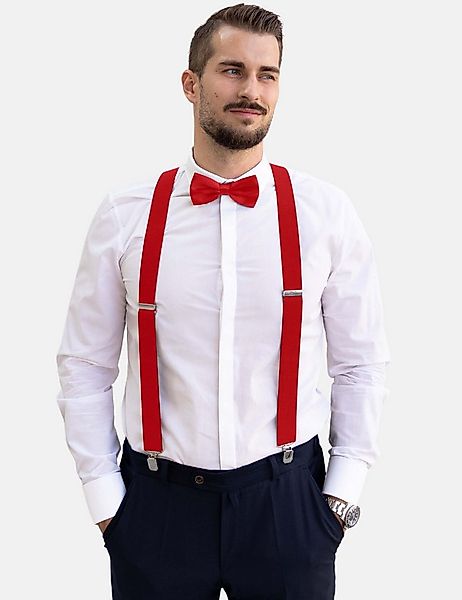 Massi Morino Hosenträger (2-St) mit Fliege günstig online kaufen