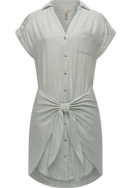 Ragwear Blusenkleid Bahaya Stripe gestreiftes Damen Sommerkleid mit Bindeba günstig online kaufen