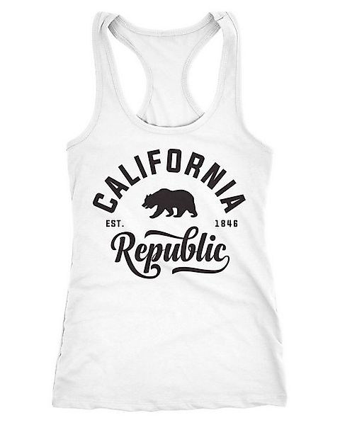 Neverless Tanktop Damen Tank-Top California Republic Racerback Neverless® günstig online kaufen