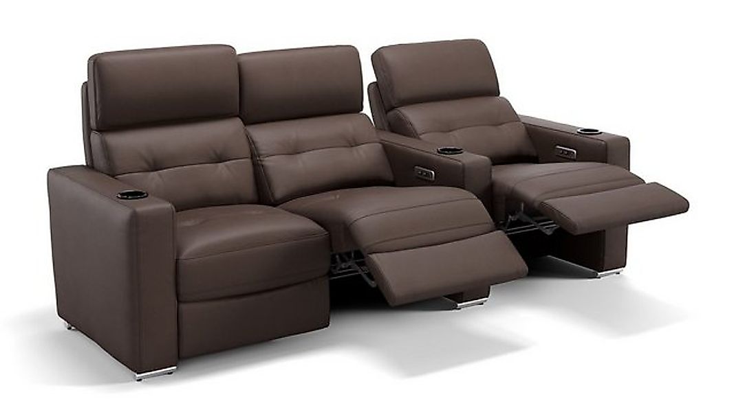 Sofanella 3-Sitzer Leder BARI, Relaxcouch, Designersofa, Designer Sofa, 3er günstig online kaufen