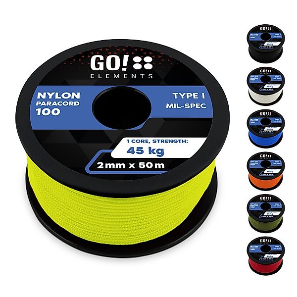 GO!elements Paracord 100 - 2mm Seil, günstig online kaufen
