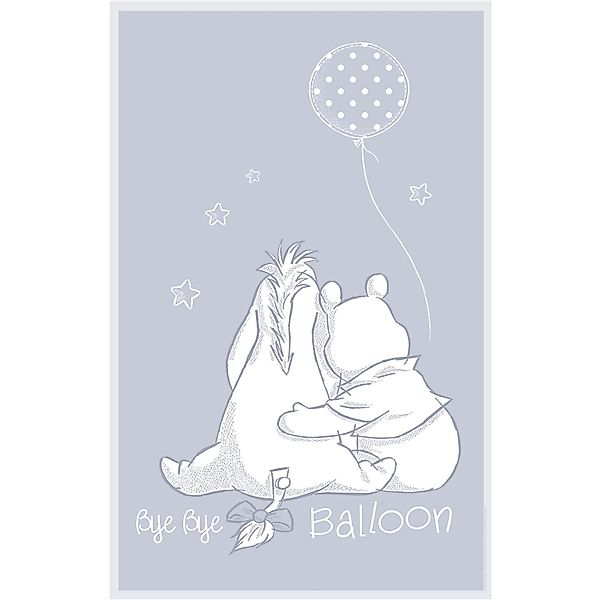 Komar Bild "Winnie the Pooh Bye Bye Balloon" Disney 1 Stk. tlg. Wandbild zu günstig online kaufen