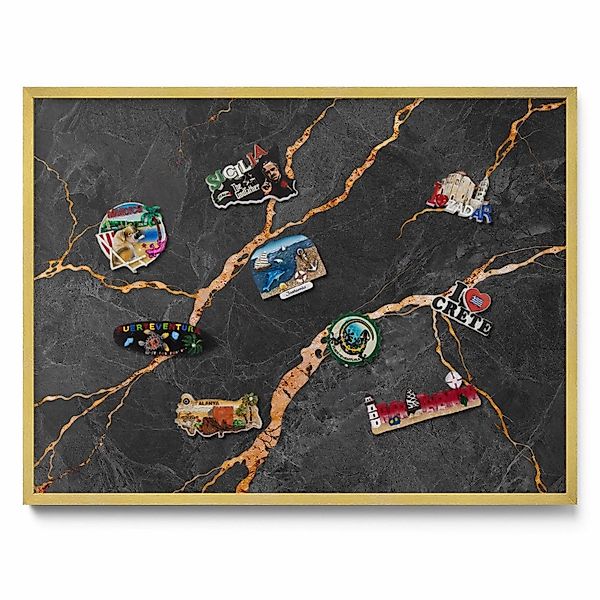 Tulup Magnettafel Wand-Magnettafel für Reisesouvenirs Dekorierter Dunkler M günstig online kaufen