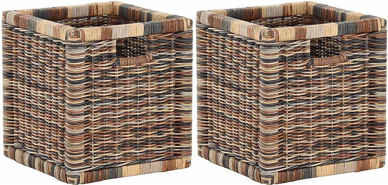 Krines Home Regalkorb Set/2 Regalkorb Aufbewahrungskorb günstig online kaufen