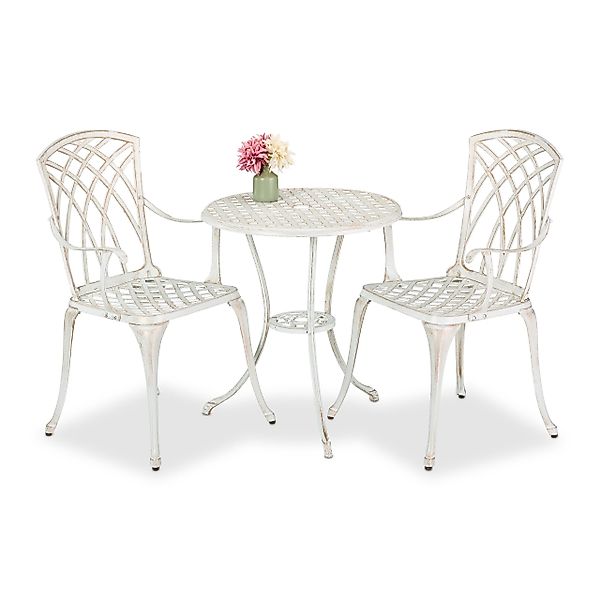 relaxdays Balkonset 3-teiliges Gartenmöbel Set, (3-tlg), günstig online kaufen