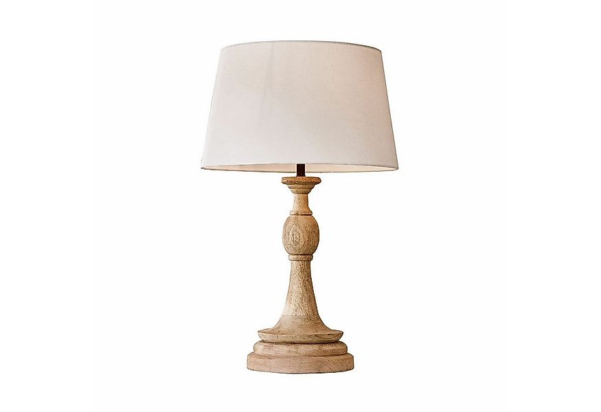 Mirabeau Tischleuchte Tischlampe Dardilly creme/braun günstig online kaufen