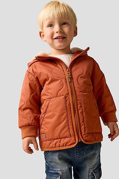 Next Steppjacke Wasserabweisender Steppmantel mit Fleecefutter günstig online kaufen
