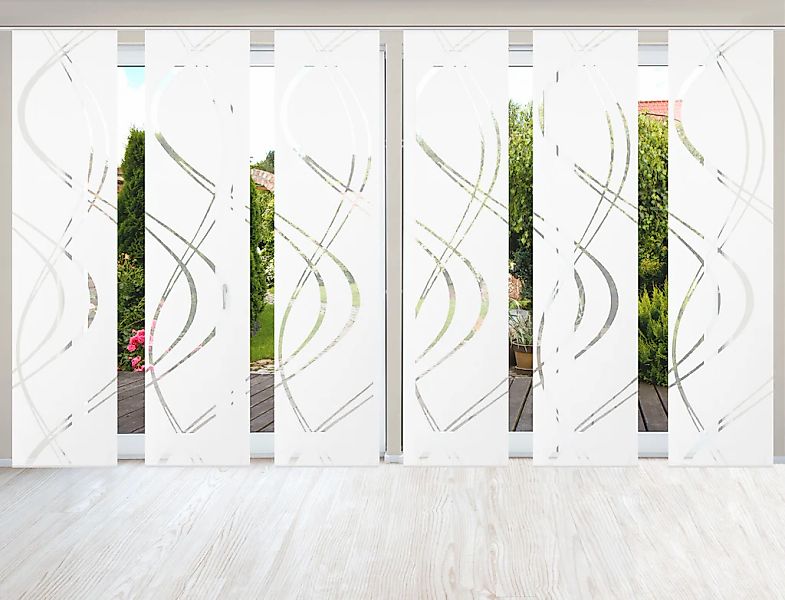 HOME WOHNIDEEN Schiebegardine "TIBERIO 6er SET" Paneelwagen 6 Stk. tlg. Sch günstig online kaufen