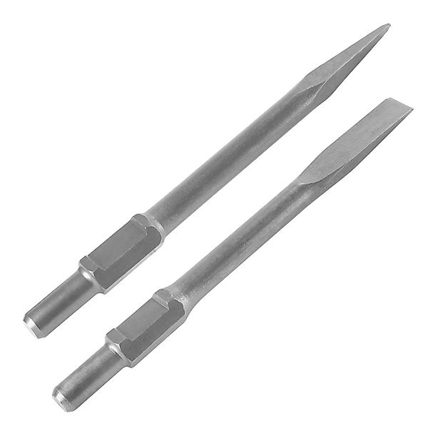 STAHLWERK Meißel 2er Set Flachmeißel Spitzmeißel 30 X 380 MM Für Abbruchham günstig online kaufen