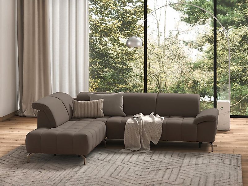 sit&more Ecksofa »Cool L-Form«, wahlweise mit Kopfteilverstellung und Vorzi günstig online kaufen