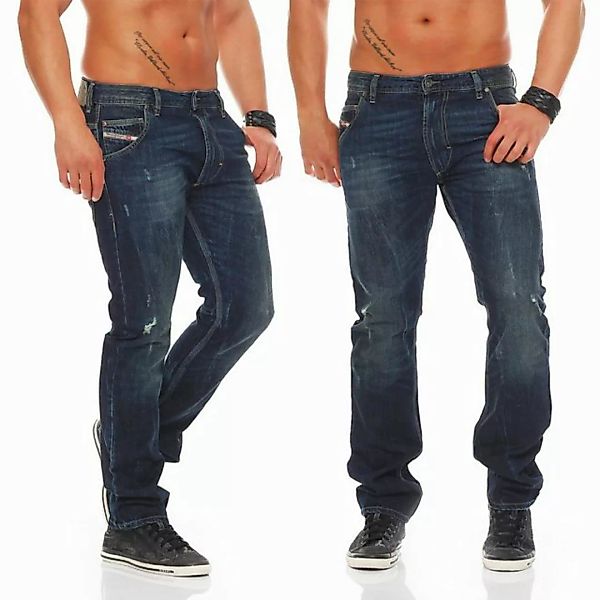 Diesel 5-Pocket-Jeans Diesel Herren Denim Jeans - KROOLEY 0R0LM Used-Look 5 günstig online kaufen