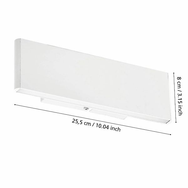 EGLO Stars Of Light LED-Wandleuchte Climene, weiß, Alu günstig online kaufen