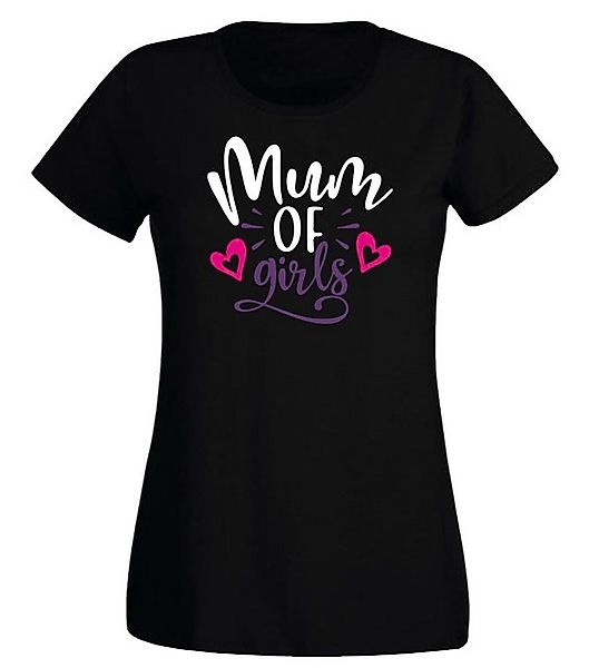 G-graphics T-Shirt Damen T-Shirt - Mum of Girls Slim-fit, mit Frontprint, m günstig online kaufen