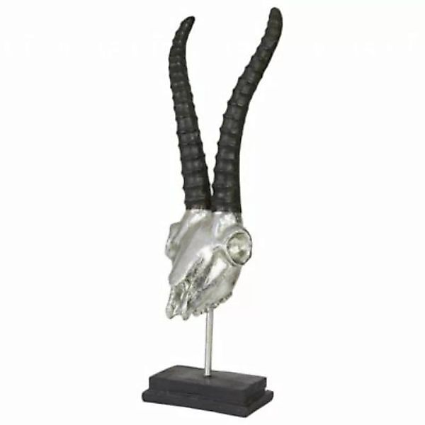 Hansmeier Deko Skulptur   Steinbock silber günstig online kaufen