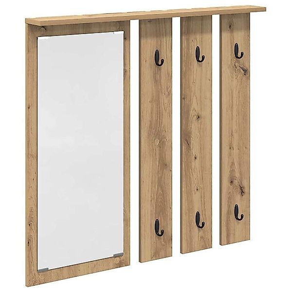 vidaXL Regal Wandmontierter Kleiderständer mit Regal günstig online kaufen