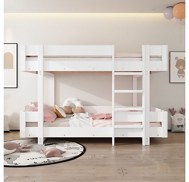 XDeer Etagenbett Kinder-Etagenbett, Doppelbett, Mit Treppe, Schlichtes Desi günstig online kaufen