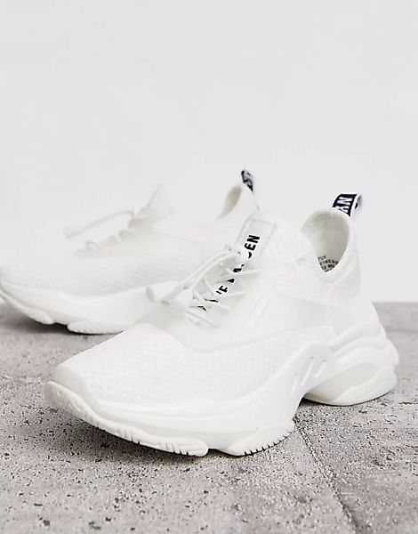 Steve Madden – Match – Sneaker mit dicker Sohle in Weiß günstig online kaufen
